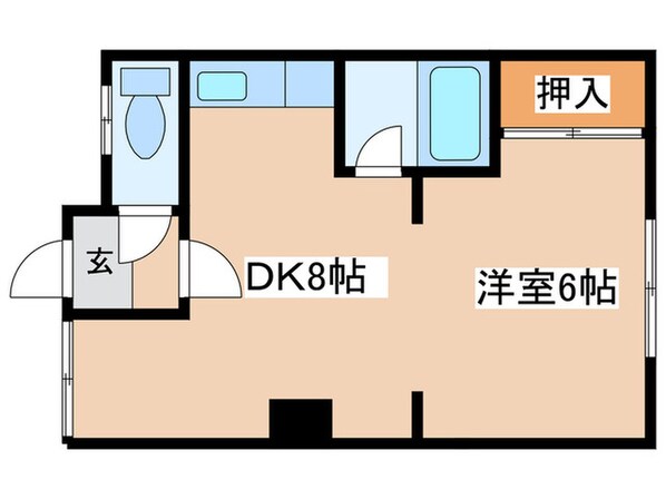 クチュール310の物件間取画像